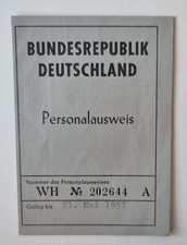 Alter Personalausweis BRD