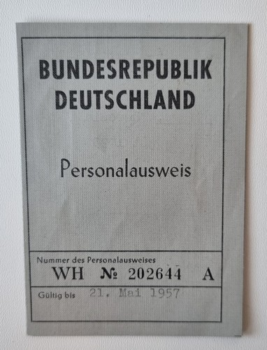 Alter personalausweis brd - personalausweis,