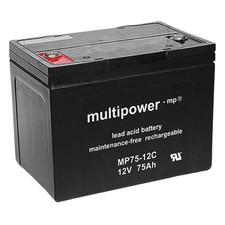 multipower MP75-12C 12V 75Ah
