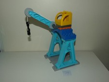 Lego Duplo kran ohne seilwinde blau vom set 10875  (nr.1)