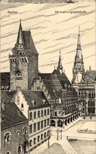 Künstler Ak Aachen in