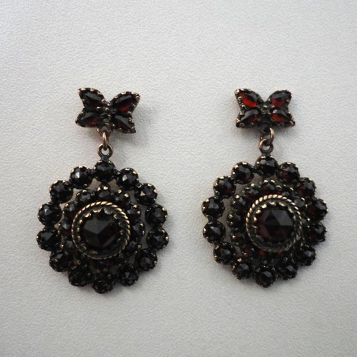 Granatschmuck granat ohrringe - granat,