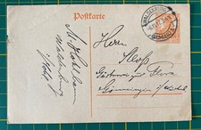 Ganzsache Waldenburg Schlesien