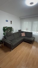 dunkelgraue Sofa