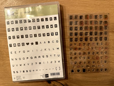 Stampin up Stempelset Labeler Alphabet Rarität