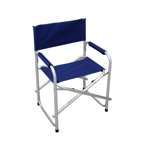 Klappbarer regiestuhl blau aus - regiestuhl,