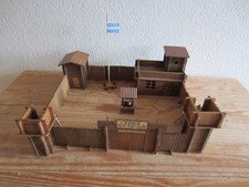 PGH FORT St. LOUIS EICHE DDR Western Cowboy Indianer Holz ohne Timpo Figuren