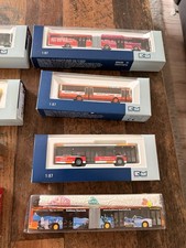 Verkaufe verschiedene Modellbusse 1:87. 5x OVP + 3x UVP. Beschreibung lesen!