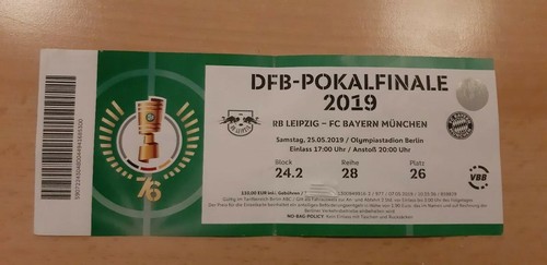 Ticket dfb pokalfinale 2019 - ticket, rb