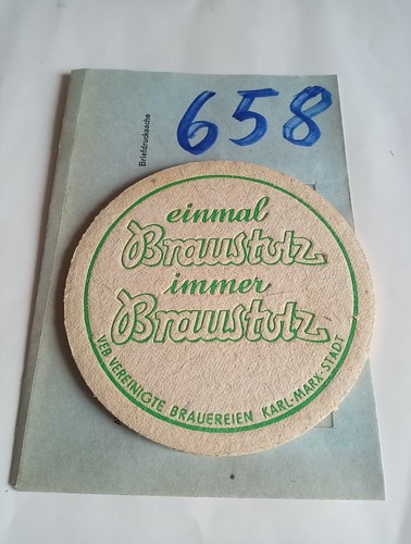 Stück ddr bierdeckel veb - stück, bierdeckel,