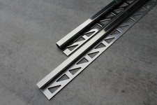 10 x Fliesenschiene Quadrat Fliesenprofil Edelstahlschiene V2A L250cm