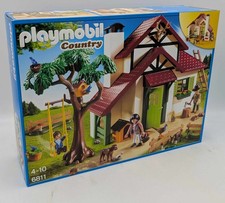 PLAYMOBIL6811 Forsthaus Forst Haus Förster Jäger Country Tiere Wald Hütte NEU