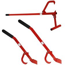 Fällheber Stammwender Wendehaken Heber Fällhilfe Holzwender Stahl 80cm - 130cm 