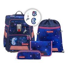 Step by Step SPACE REFLECT Schulranzen-Set Schultasche Star Seahorse Zoe 5-tlg