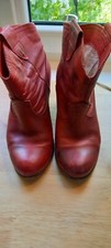 stiefeletten damen 38 rot