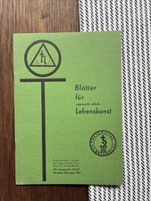 Blätter Für Angewandte Okkulte Lebenskunst, 13. Jg Nr.  152/53 11/12 1962 ￼