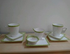 Gmundner Selection Set Kaffeeservice f. 2 Pers. Ser. Gourmet apfelgrü TOPZUSTAND