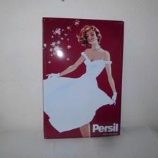 Persil 100 Jahre Blechschild Weinrot  60 x 40 cm Schild Schilder Blechschilder