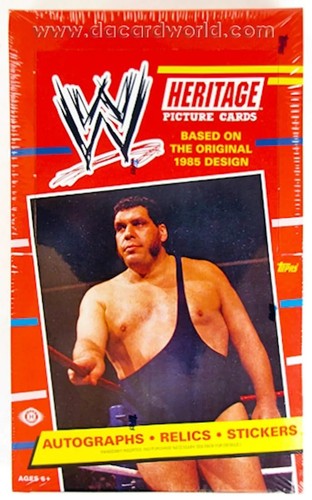 Wwe 2012 heritage topps - wwe,