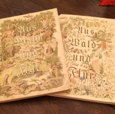 2 alte Sammelbilderalben