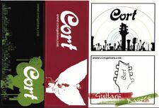 Cort Guitar Gitarre Bass Sticker Aufkleber Bogen Din A5 - 4 Sticker / Bogen