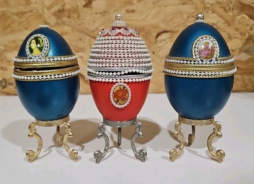 Dekorierte eier aufklappbare - eier,