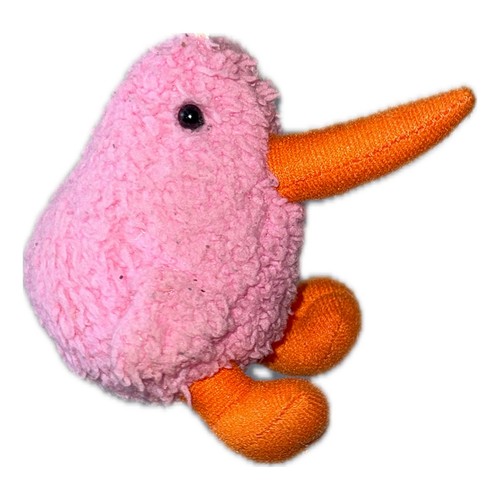 Kiwi stofftier rosa - stofftier,