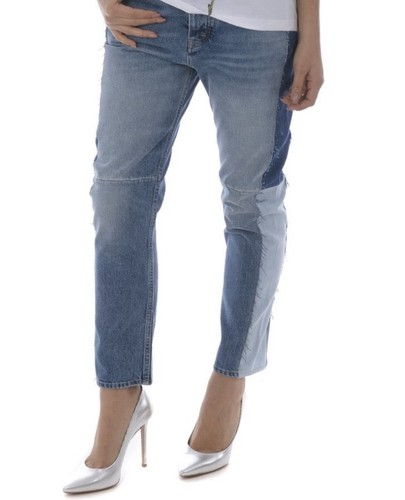 Patchwork damen jeans von - von, der