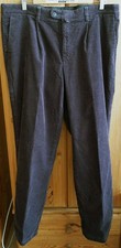 Walbusch Herren Cordhose Gr. 26 * Stretch Thermohose * Grau * Baumwolle Hose 