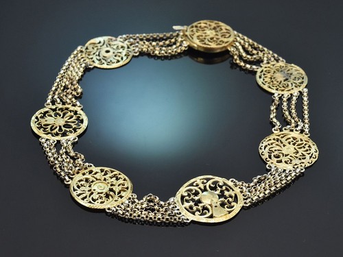 1890 seltene kropf kette - 1890!,