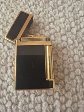 Jean Claude Steinfeuerzeug "Dustin" gold/schwarz