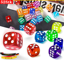 52x Spiel Würfelset Casino