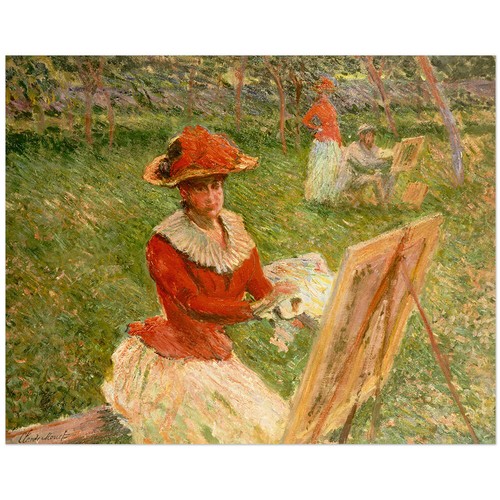 Claude monet blanche hoschede - blanche,