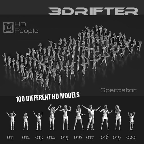 Zuschauer figuren miniaturen - figuren,