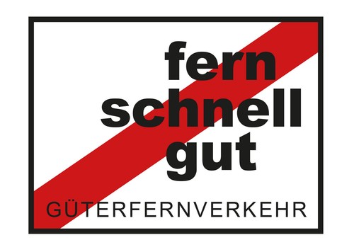 Aufkleber lkw fern schnell gut - fern,