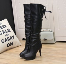 Sexy Lack Overknee Stiefel