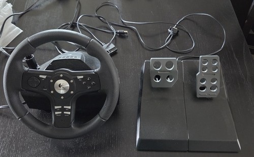 Logitech ps2 lenkrad force - lenkrad, ex