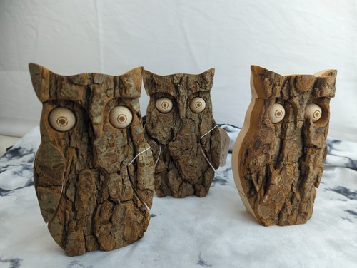 Weihnachtsekoration holz - 3x,