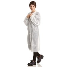 Einwegkittel Gr.L weiß DS