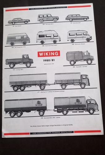 Wiking bildpreisliste 1980 - wiking,