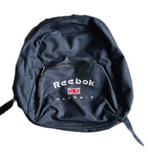 REEBOK CLASSIC NAVY BLUE RUCKSACK 2 FÄCHER TOP ZUSTAND