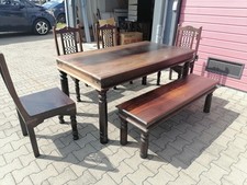 Massive holz esstisch gruppe - massive,