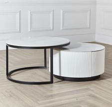 Großer weißer runder