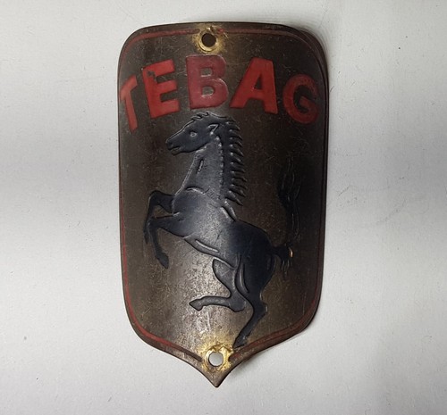 Altes steuerkopfschild tebag - altes,