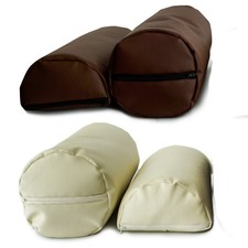 Nackenrolle Knierolle Halbrolle Kunstleder EPS-Perlen Rolle für Nacken  und Knie