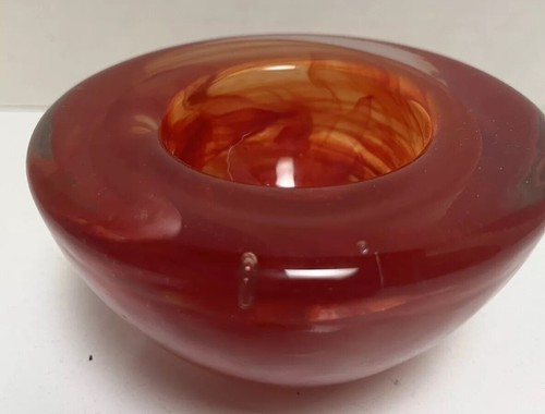 Kosta boda red votive candle - kosta,