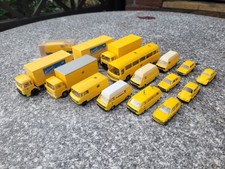 Konvolut Post-Fahrzeuge Mercedes Magirus VW MAN von Wiking Maßstab 1:87