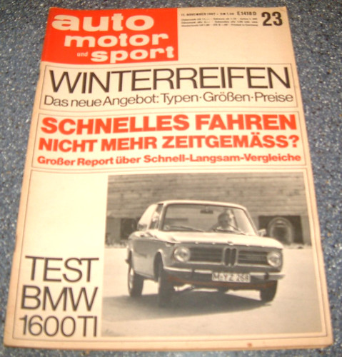 Auto motor sport 1967 bmw - motor, 23/1967