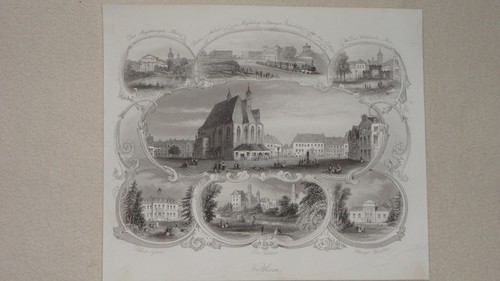 Original altes souvenierblatt - altes,