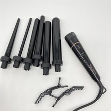 Lockenstab Große und Kleine Locken Set - 6 in 1 Mit Verschiedenen Aufsätzen Anti